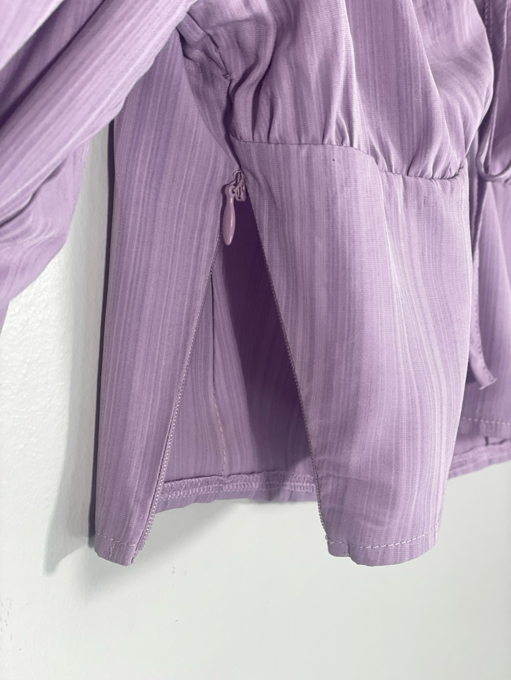 SHEIN Lilac Puff Sleeve Cottagecore Crop Top | Size Medium - Picture 5 of 8